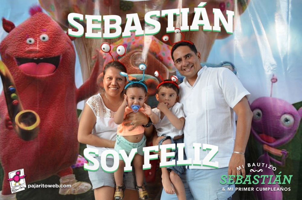 Sebastián: Bautizo y 1 año