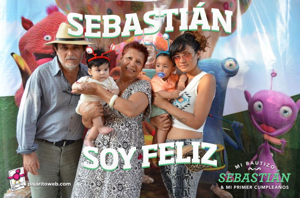 Sebastián: Bautizo y 1 año