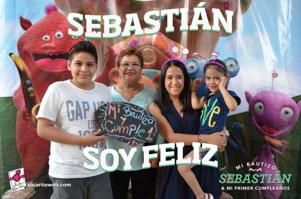 Sebastián: Bautizo y 1 año