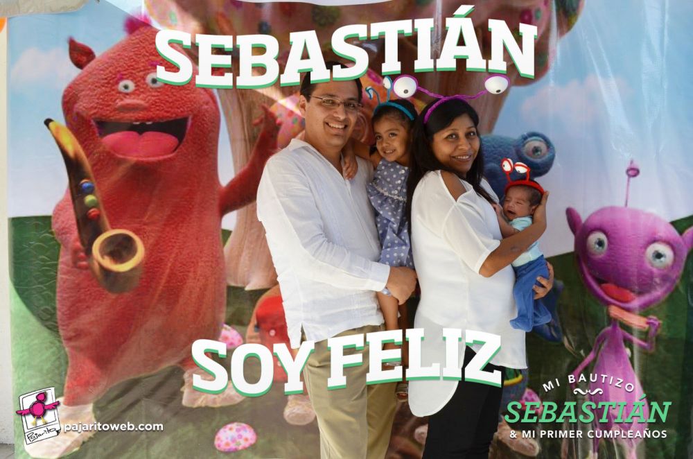 Sebastián: Bautizo y 1 año