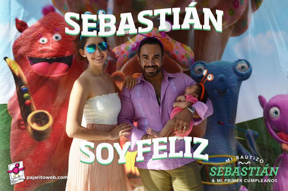 Sebastián: Bautizo y 1 año