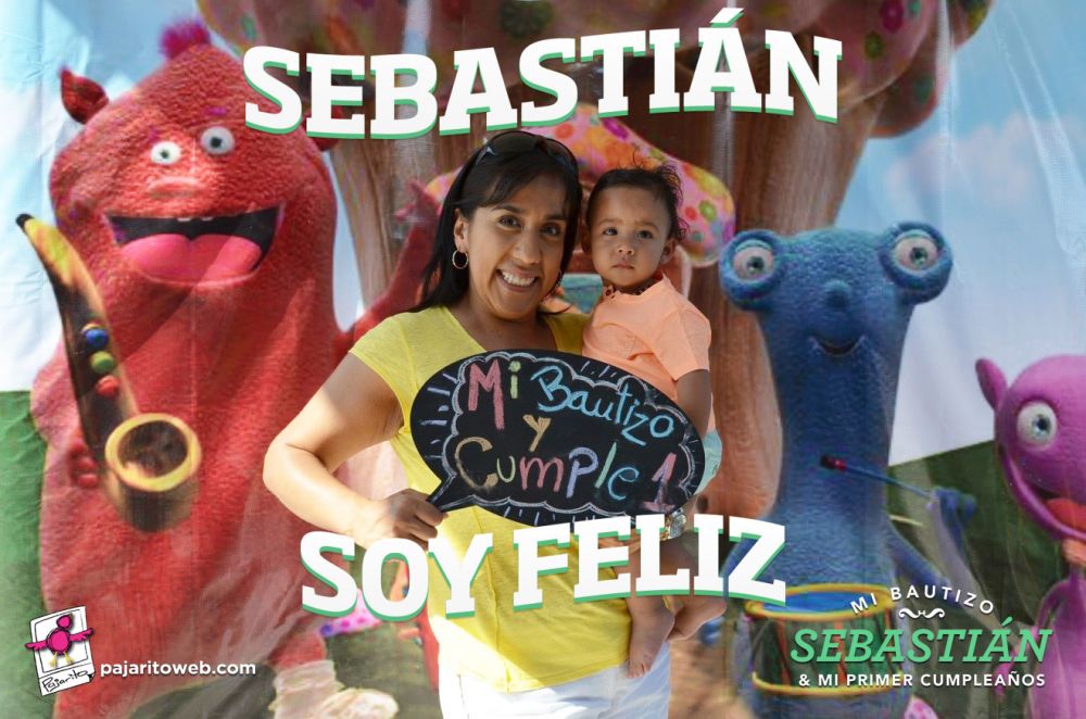 Sebastián: Bautizo y 1 año