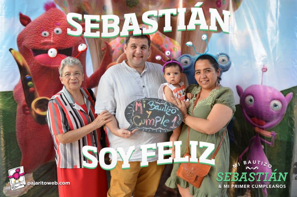 Sebastián: Bautizo y 1 año