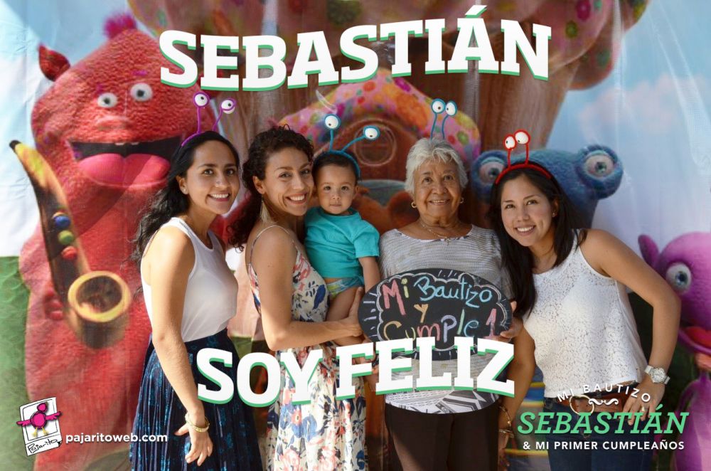 Sebastián: Bautizo y 1 año