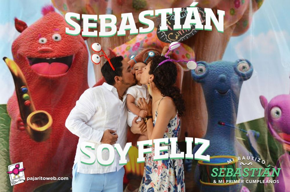 Sebastián: Bautizo y 1 año