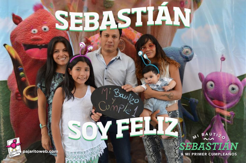 Sebastián: Bautizo y 1 año