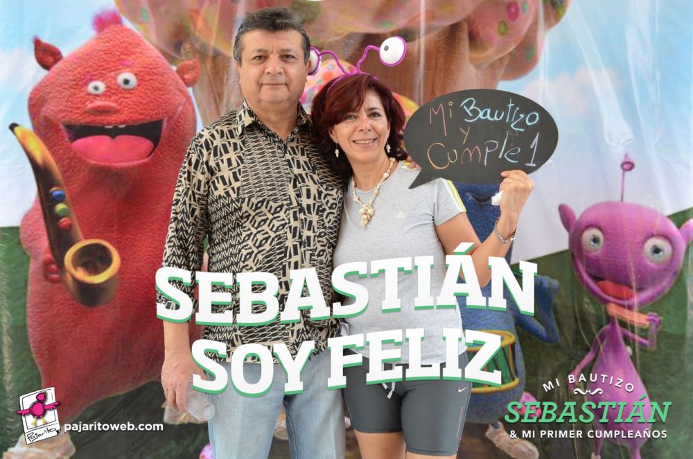 Sebastián: Bautizo y 1 año