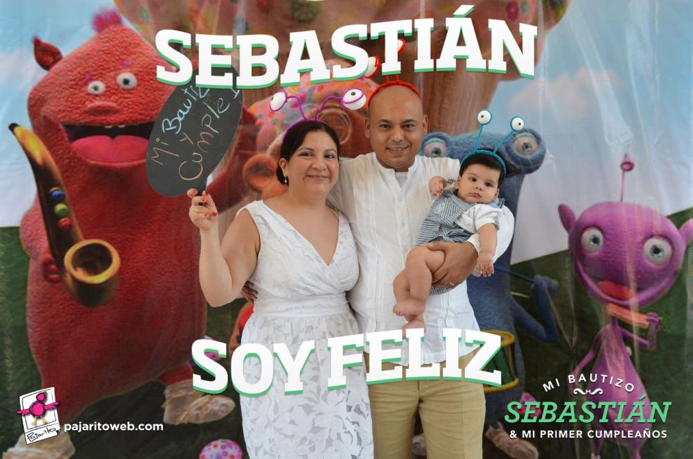 Sebastián: Bautizo y 1 año