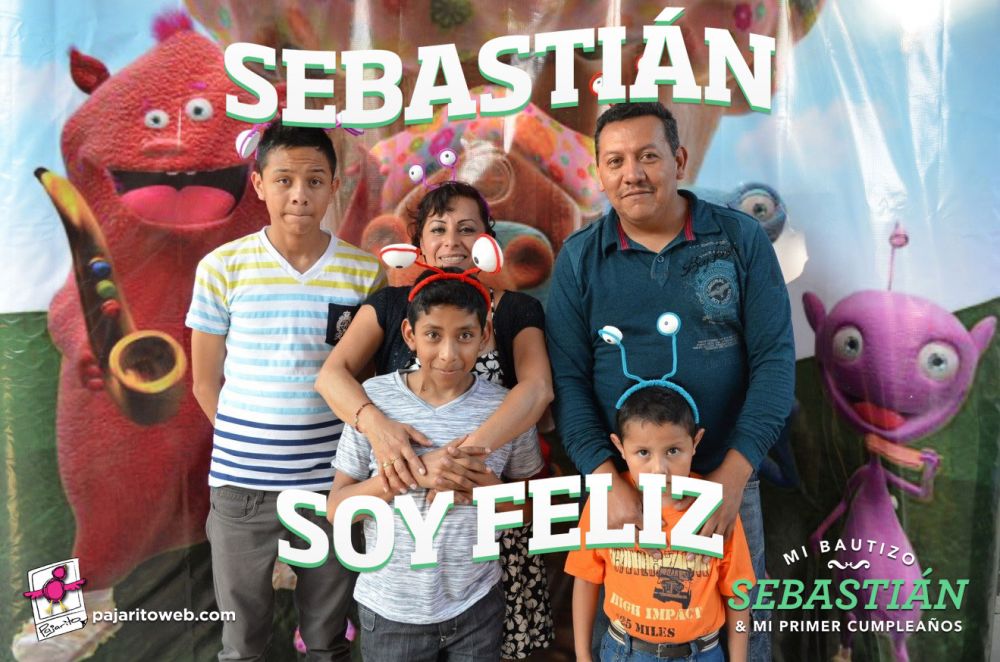 Sebastián: Bautizo y 1 año