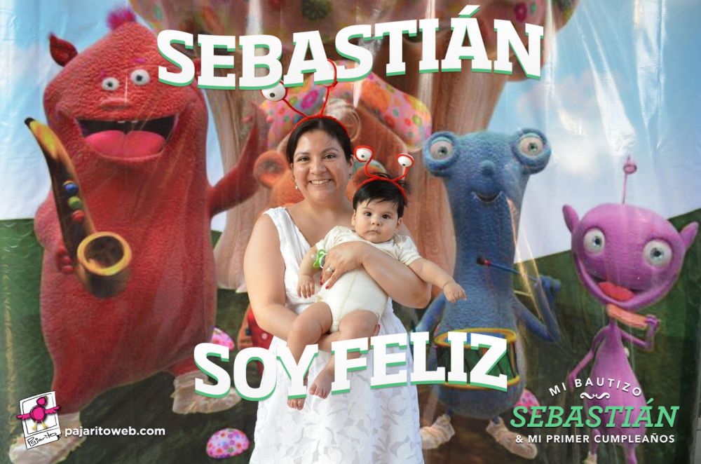 Sebastián: Bautizo y 1 año