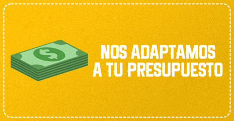 Nos adaptamos a tu presupuesto